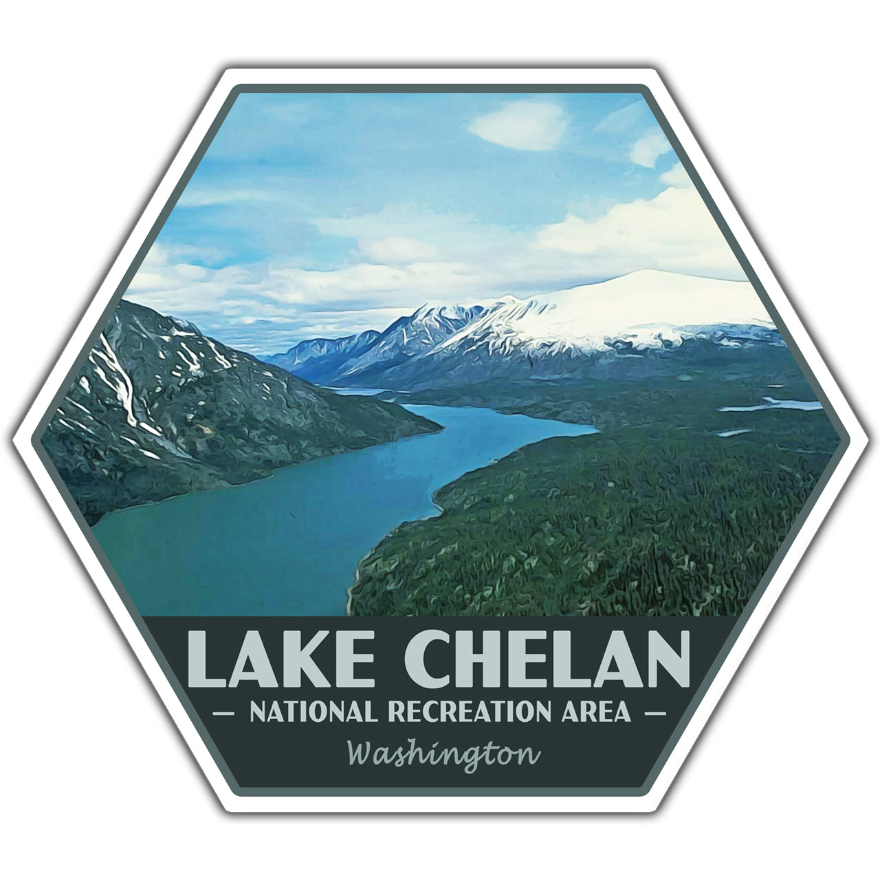 Lake Chelan national recreation area sticker