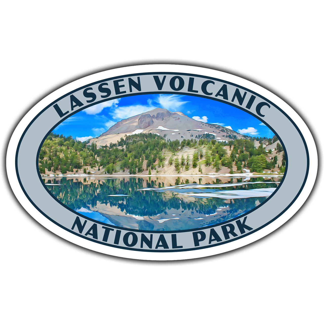 Lassen Volcanic national park sticker