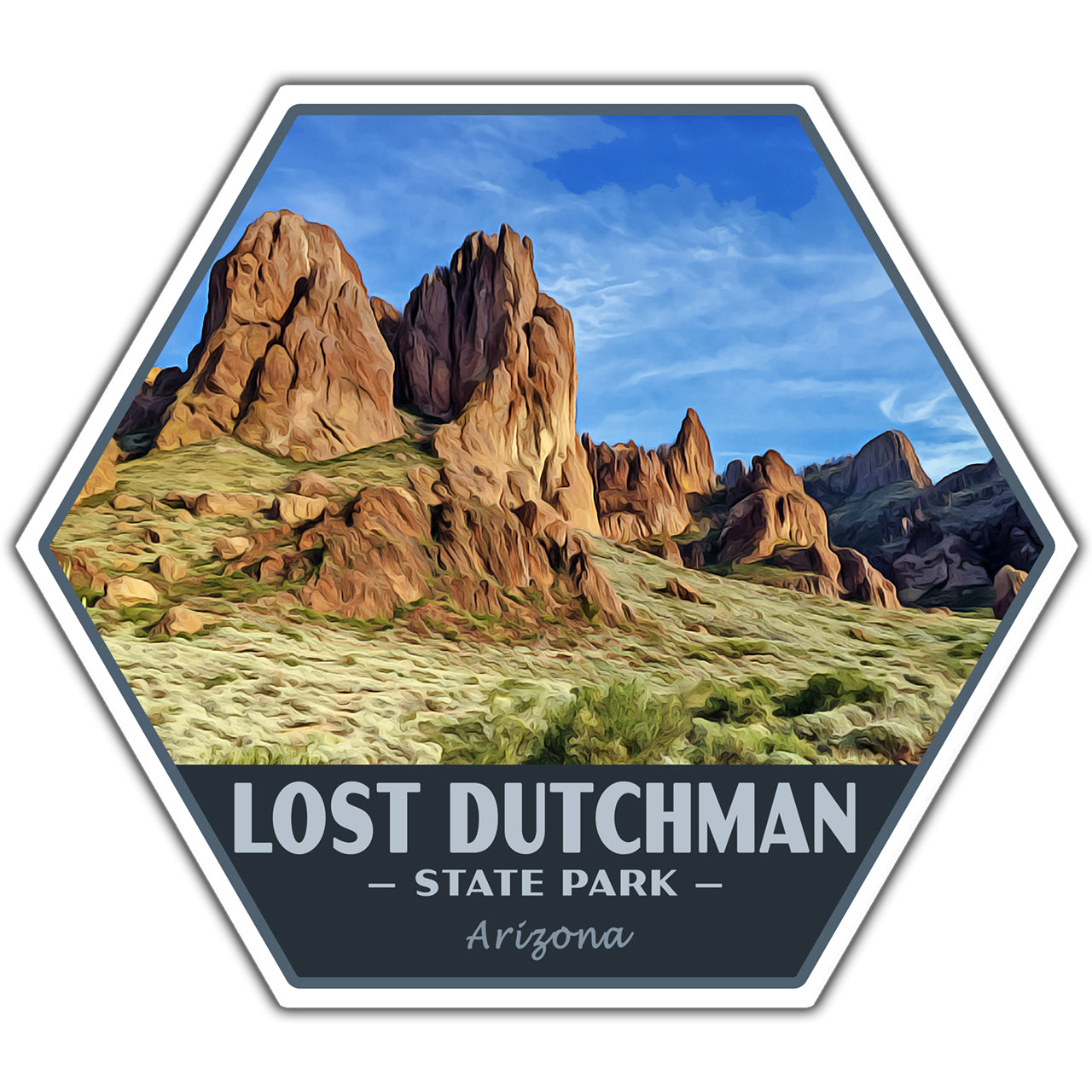 Lost Dutchman state park sticker