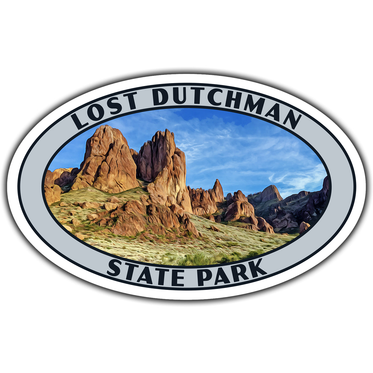 Lost Dutchman state park sticker