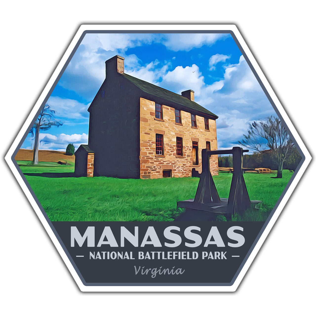 Manassas national battlefield park sticker