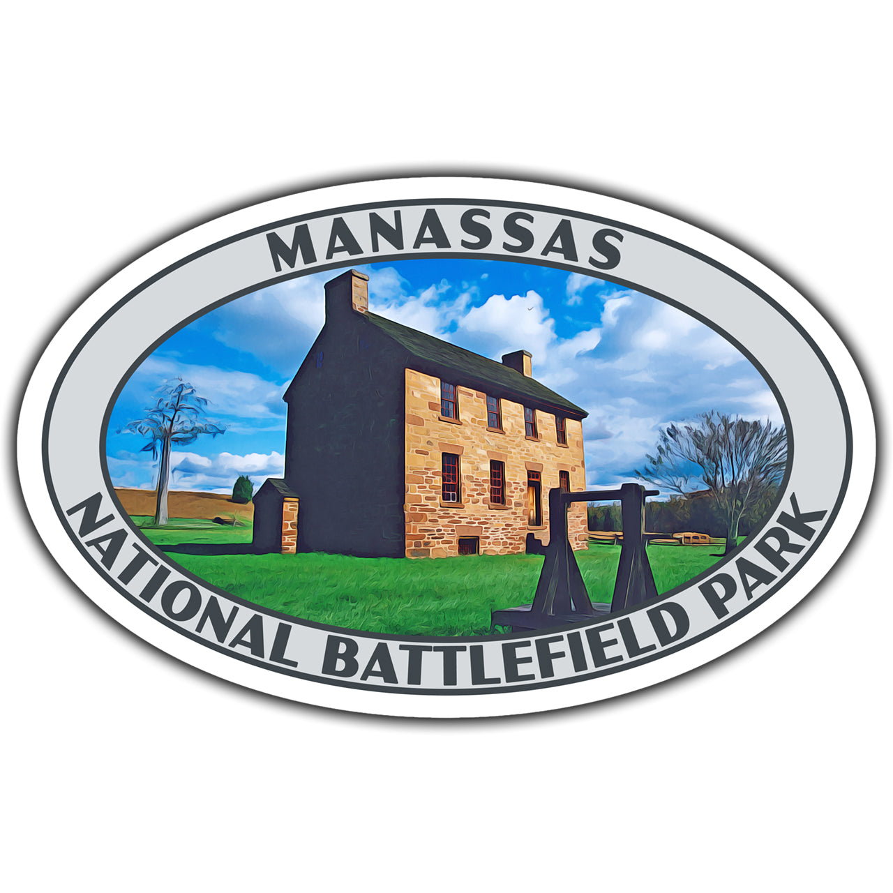 Manassas national battlefield park sticker