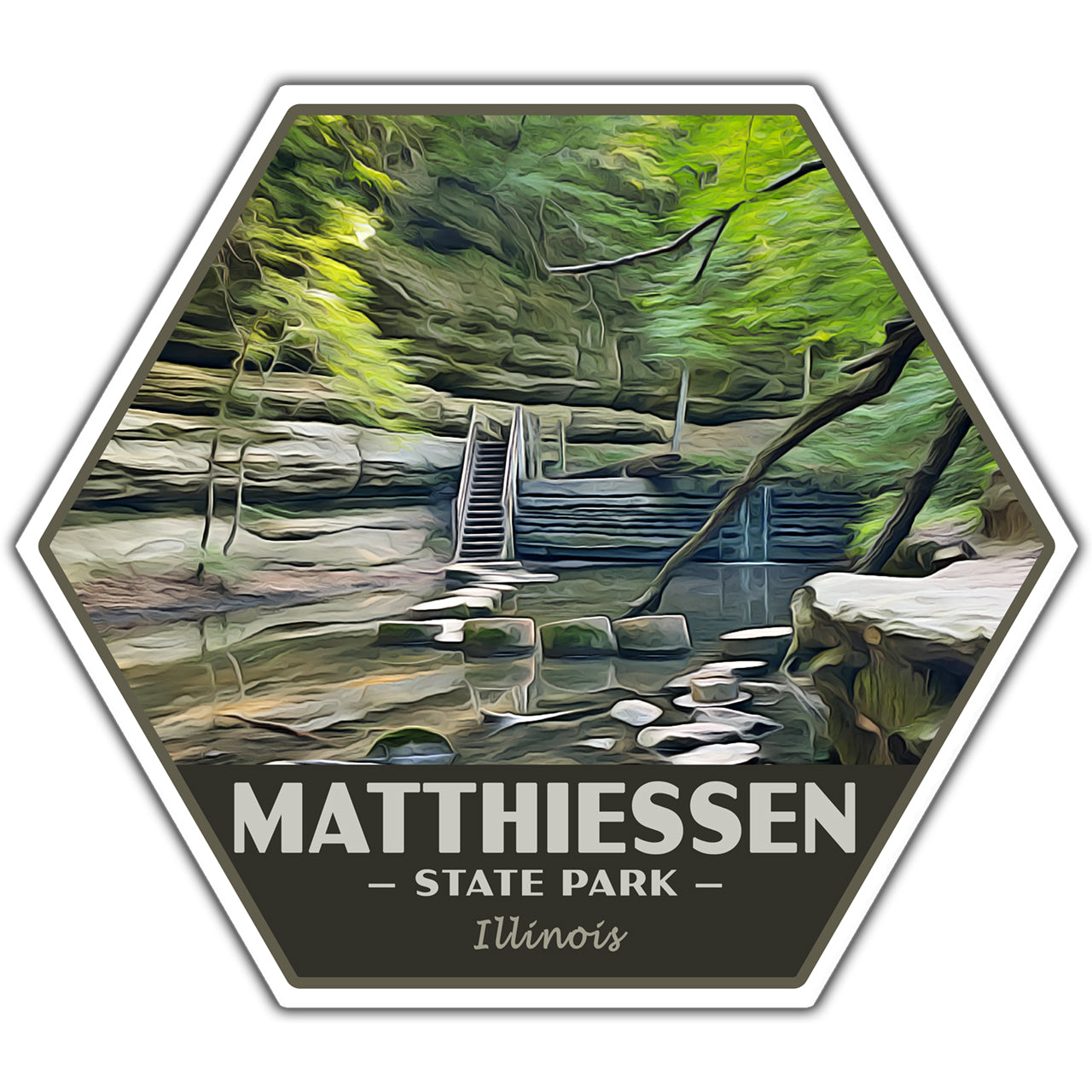 Matthiessen state park sticker