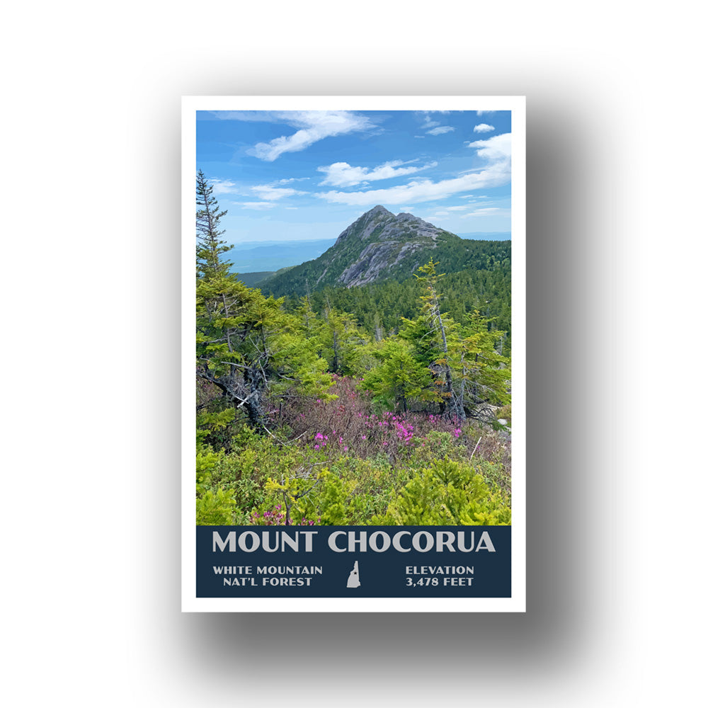 Mount Chocorua Poster-WPA (View from Middle Sister) (New Hampshire State)