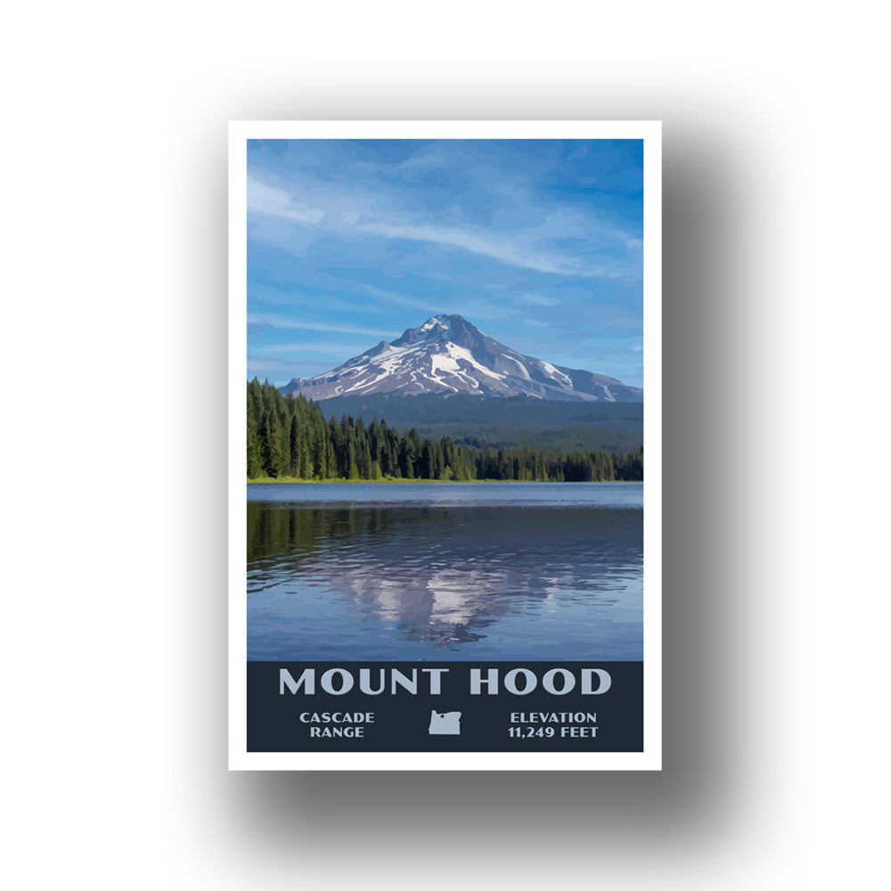 Mount Hood Poster-WPA (Summer) (Oregon State)