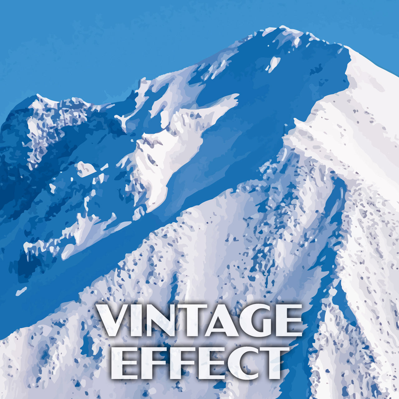 Mount McLoughlin Poster-WPA (Snowy Peak) (Oregon State)