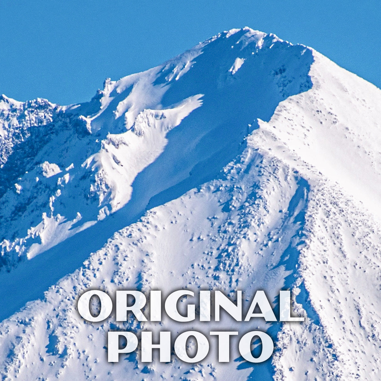 Mount McLoughlin Poster-WPA (Snowy Peak) (Oregon State)