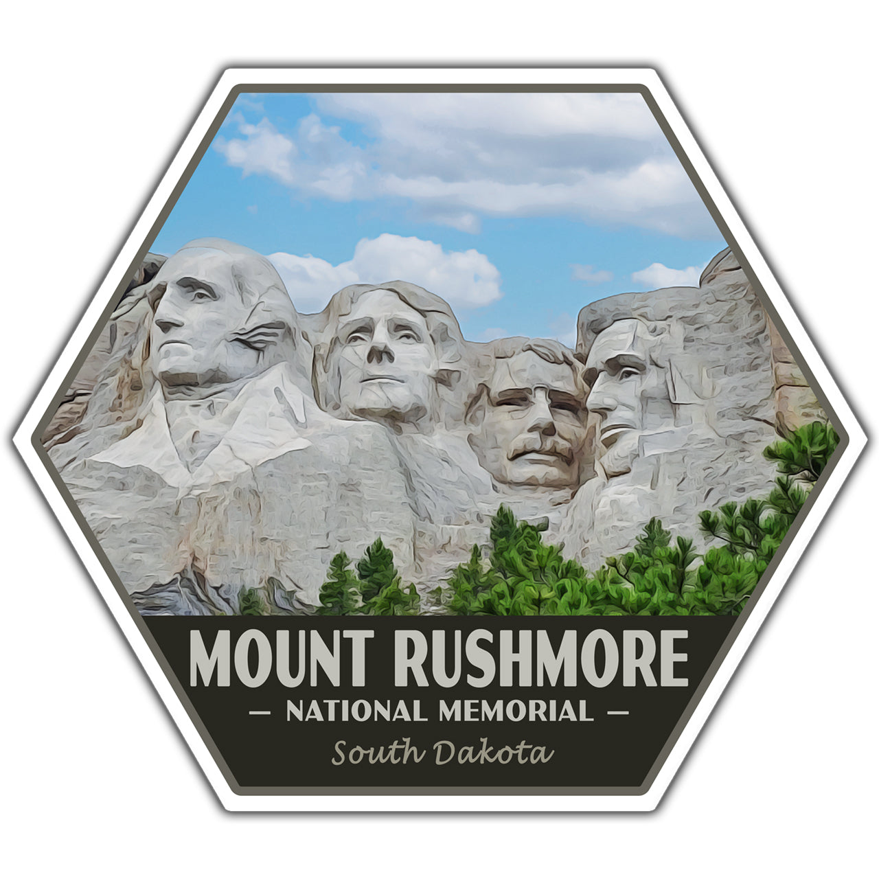 Mount Rushmore National Memorial sticker