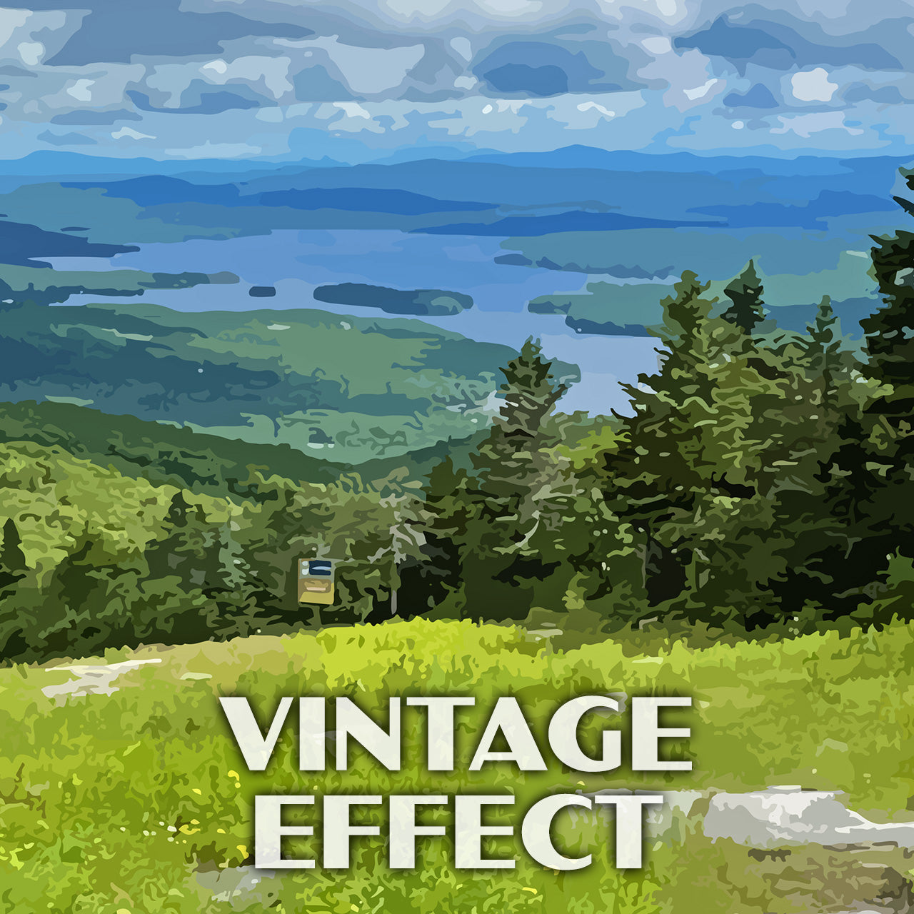 Mount Sunapee State Park Poster - WPA (Mountain View) (New Hampshire State)