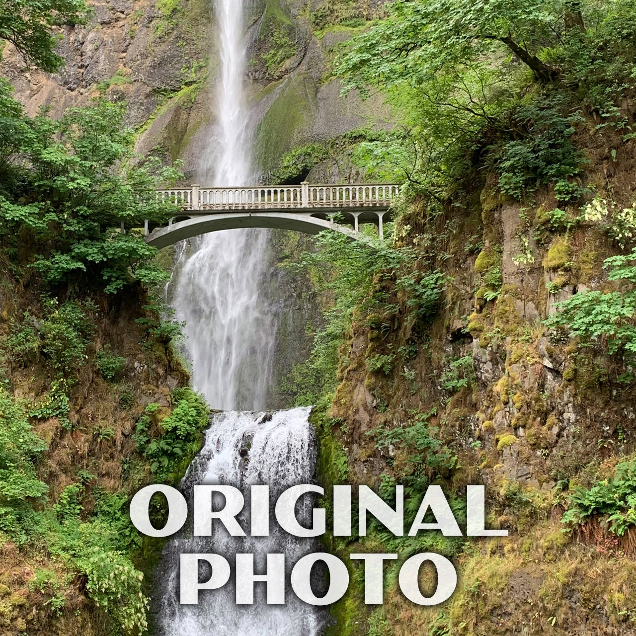 Columbia River National Scenic Area Poster-WPA (Multnomah Falls)