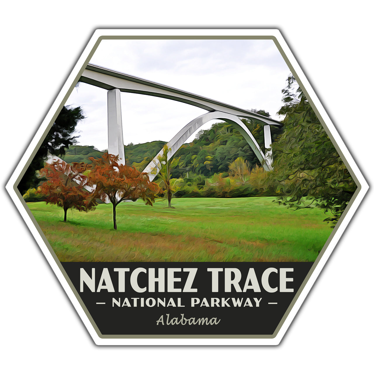 Natchez Trace national parkway sticker