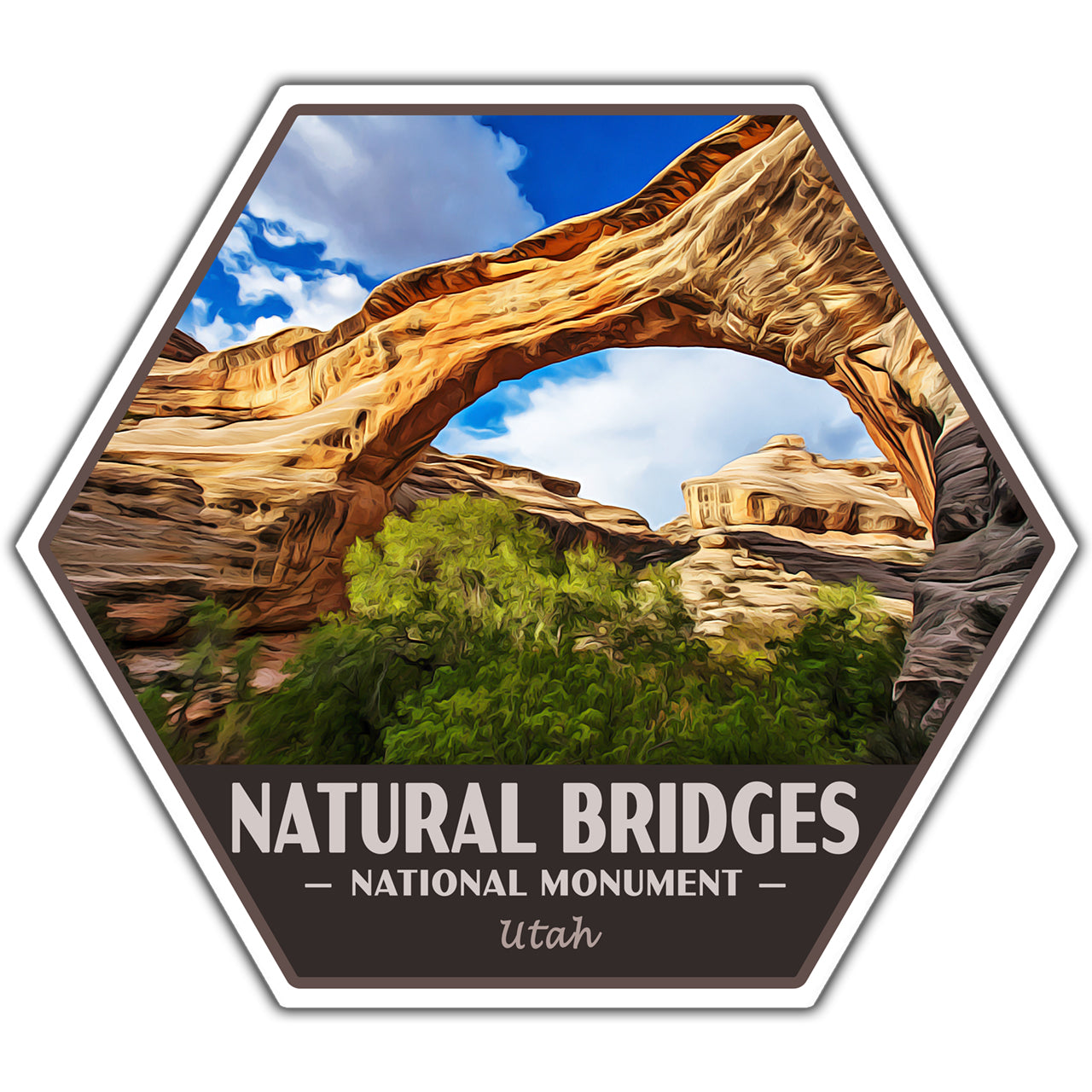 Natural Bridges national monument sticker