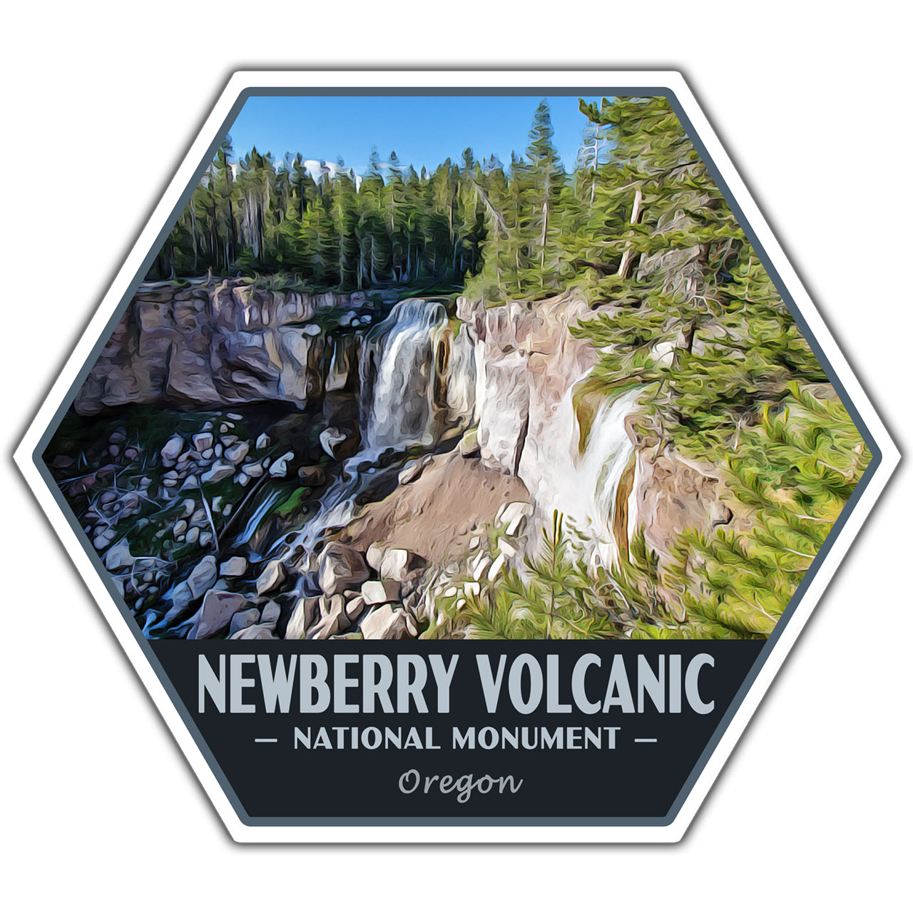 Newberry National Volcanic Monument sticker