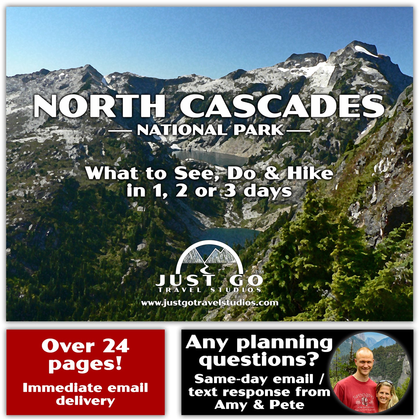 North Cascades National Park Itinerary (Digital Download)