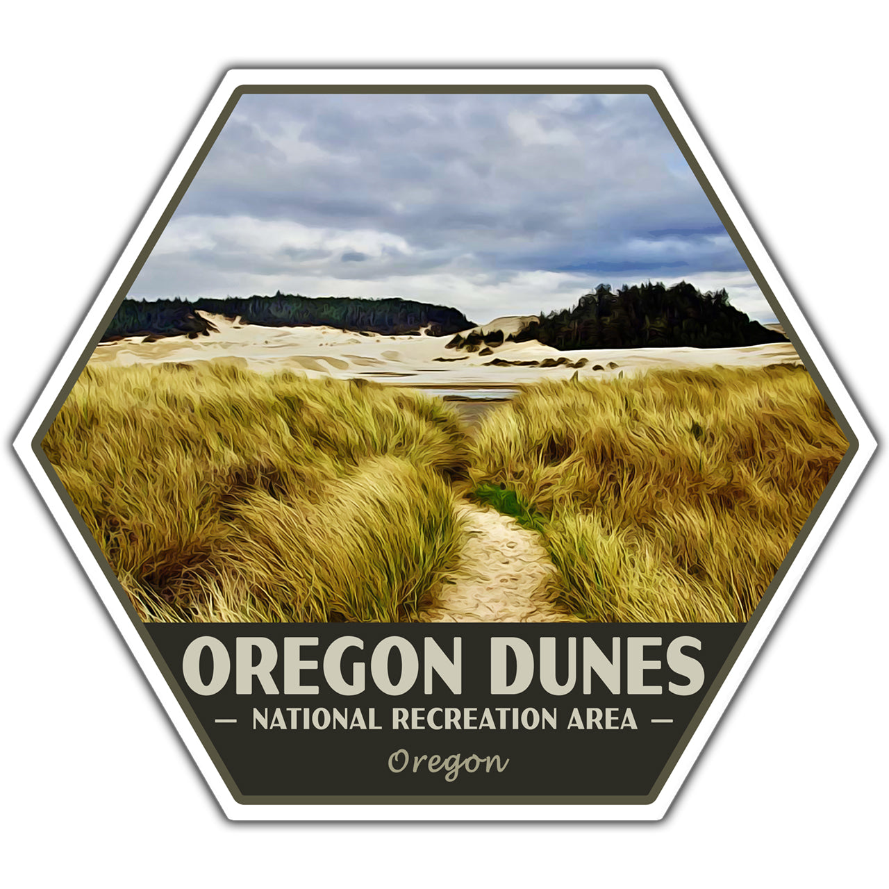 Oregon Dunes national recreation area sticker
