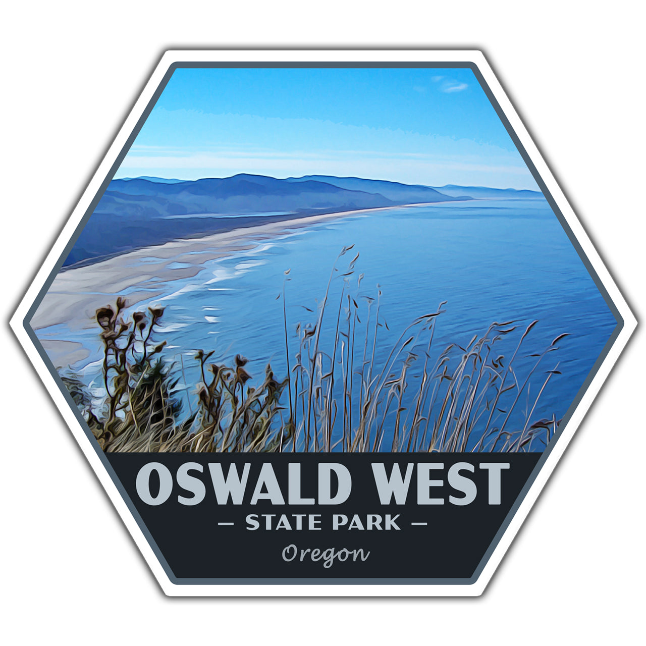Oswald West state park sticker