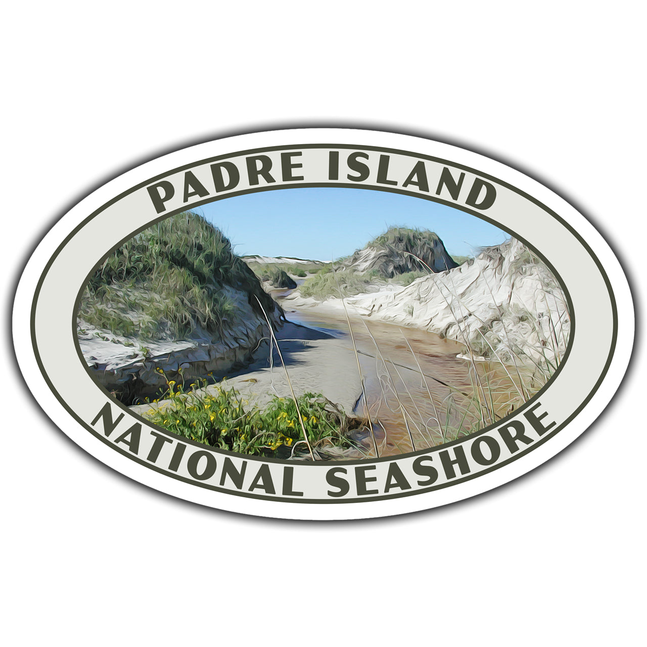 Padre Island national seashore sticker