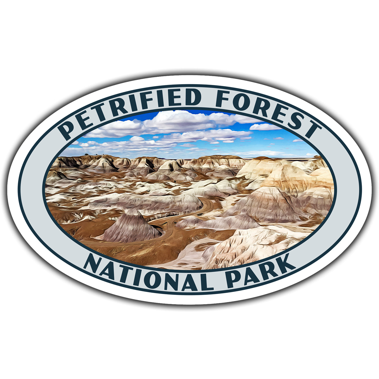 petrified forest national park sticker