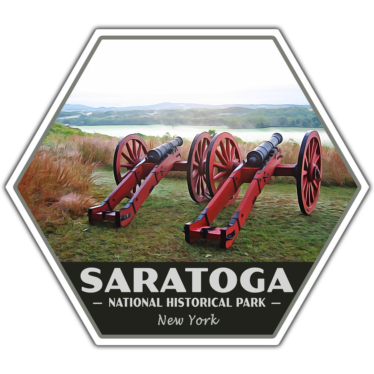 Saratoga national historical park sticker