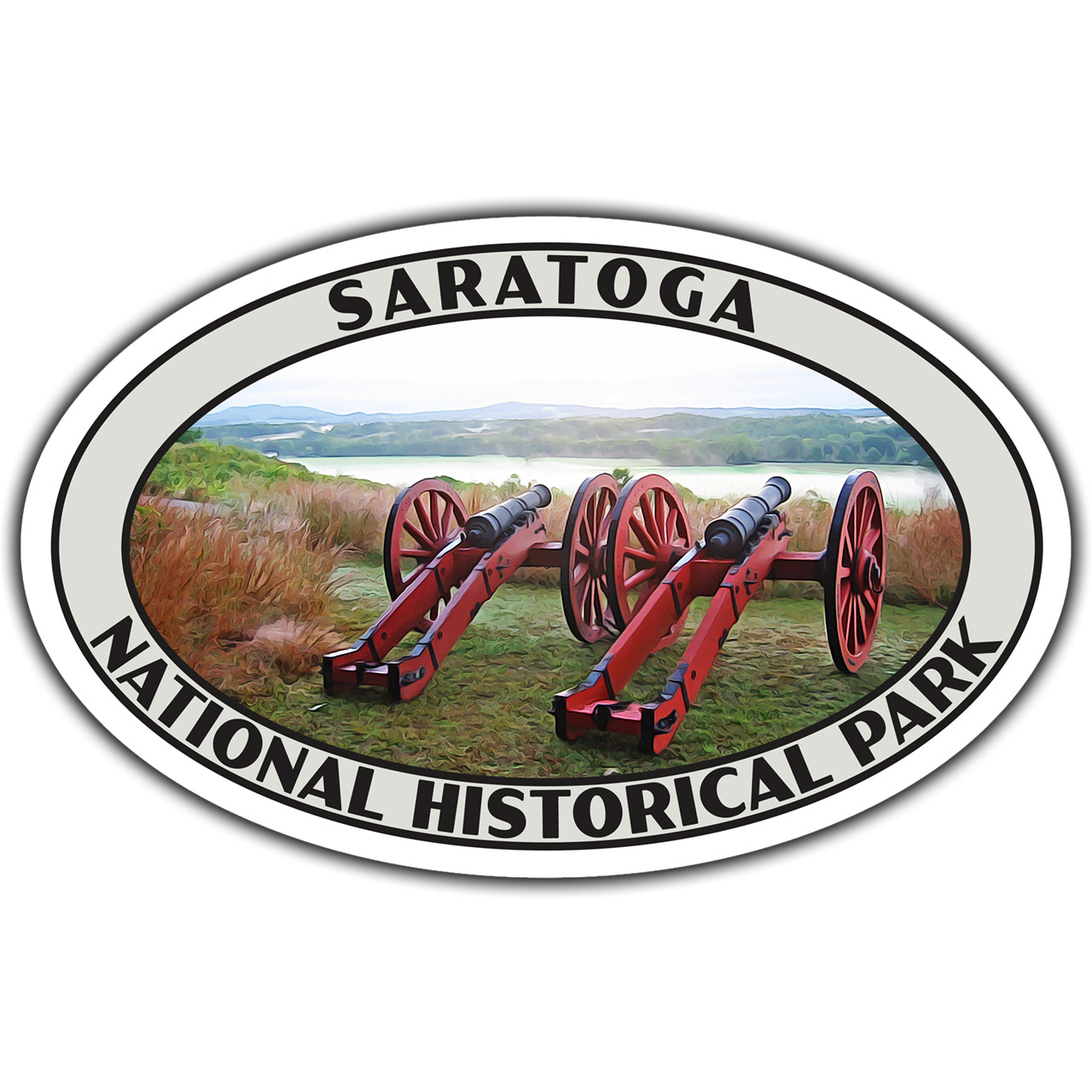 Saratoga national historical park sticker