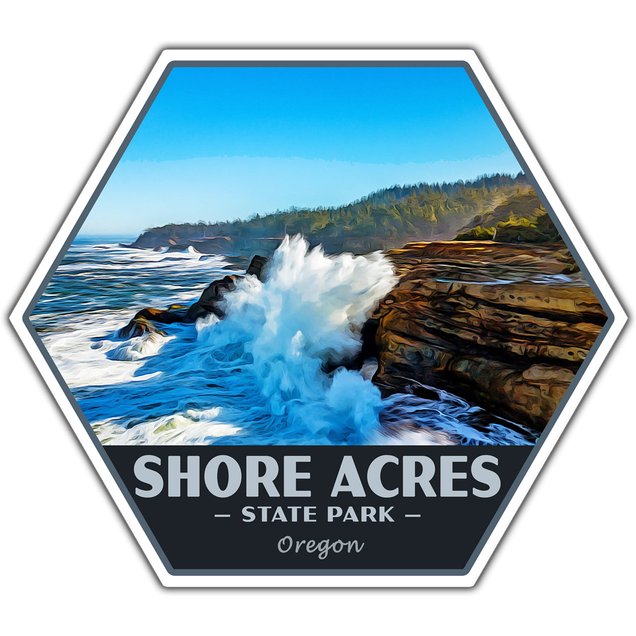 Shore Acres state park sticker
