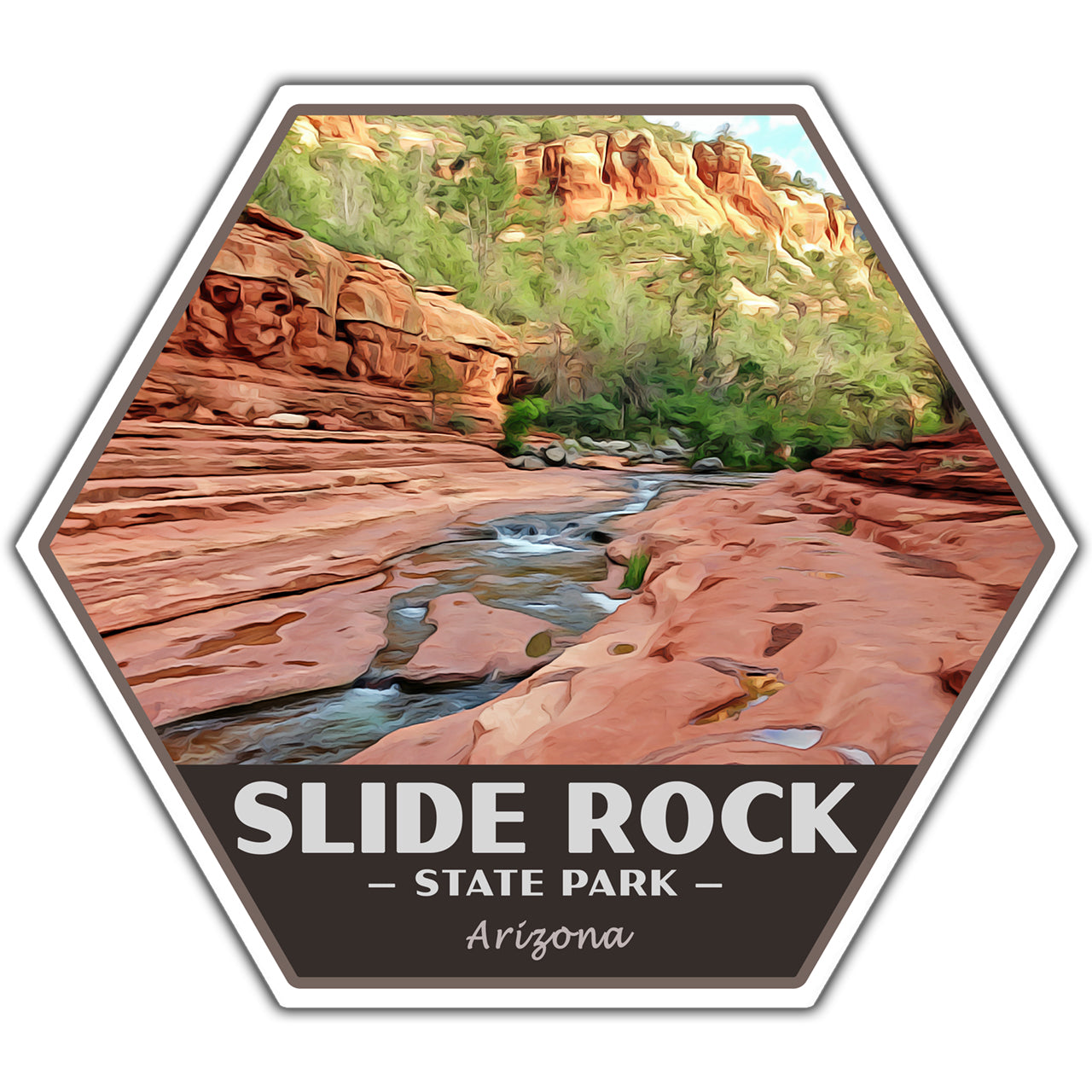 Slide Rock state park sticker