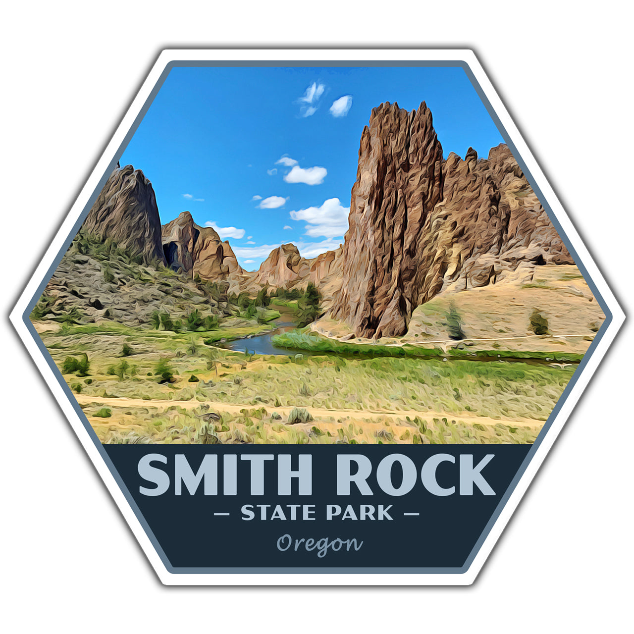 Smith Rock state park sticker