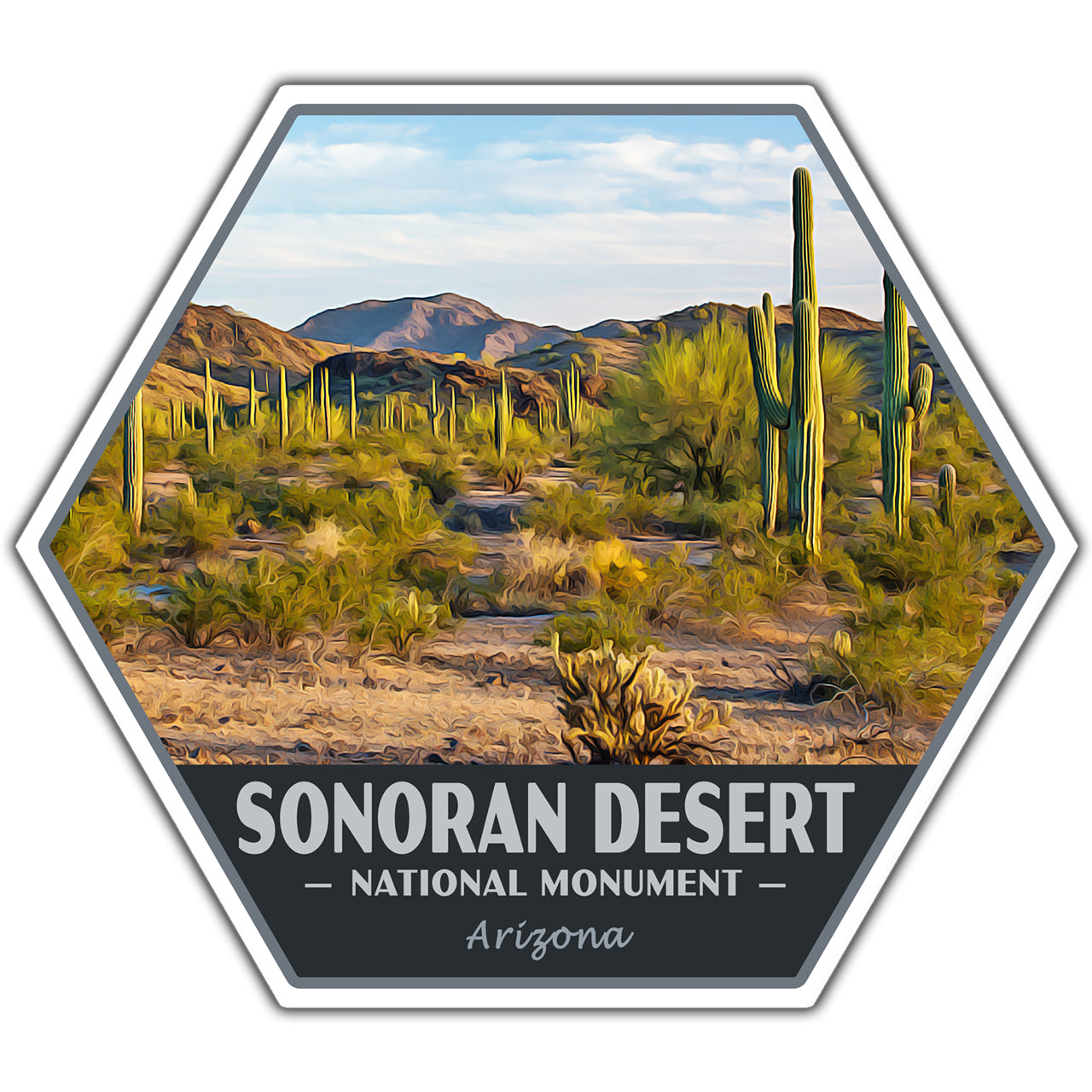 Sonoran Desert national monument sticker