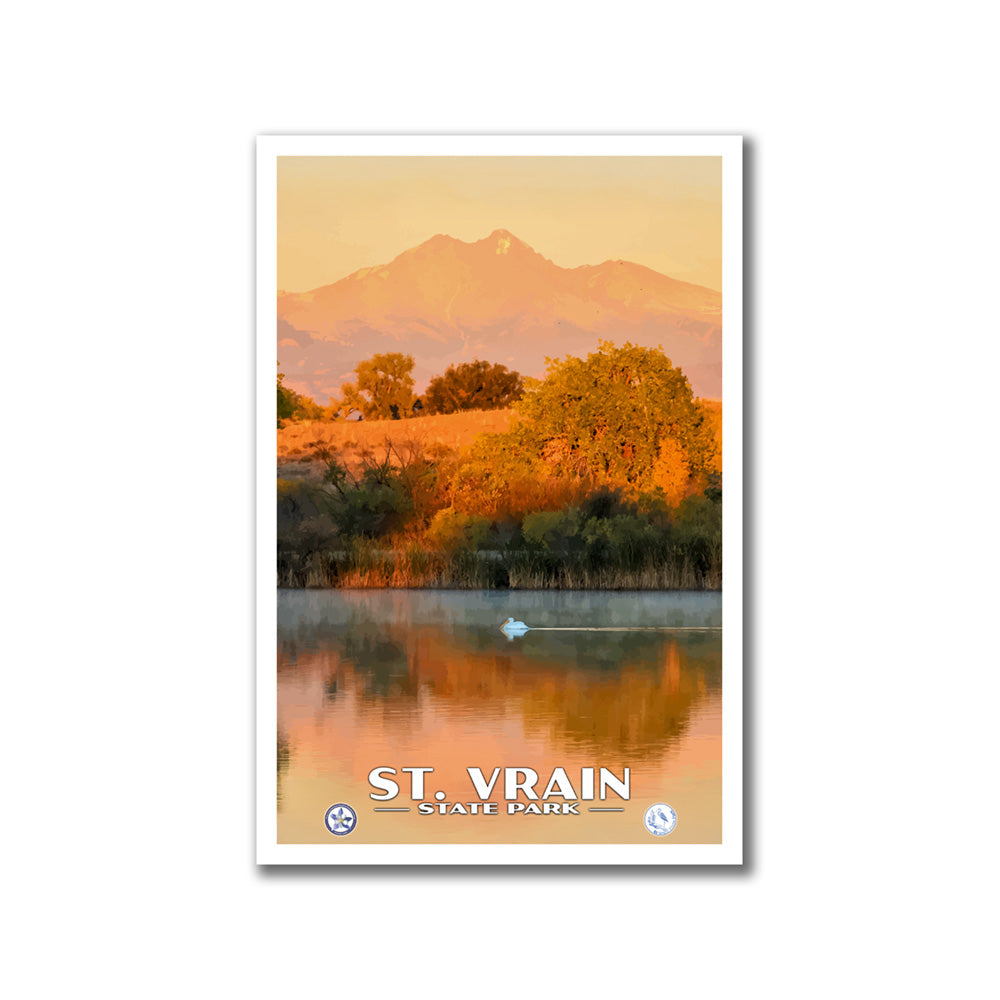St. Vrain State Park Poster - WPA (Dawn) - CPF / SVSP