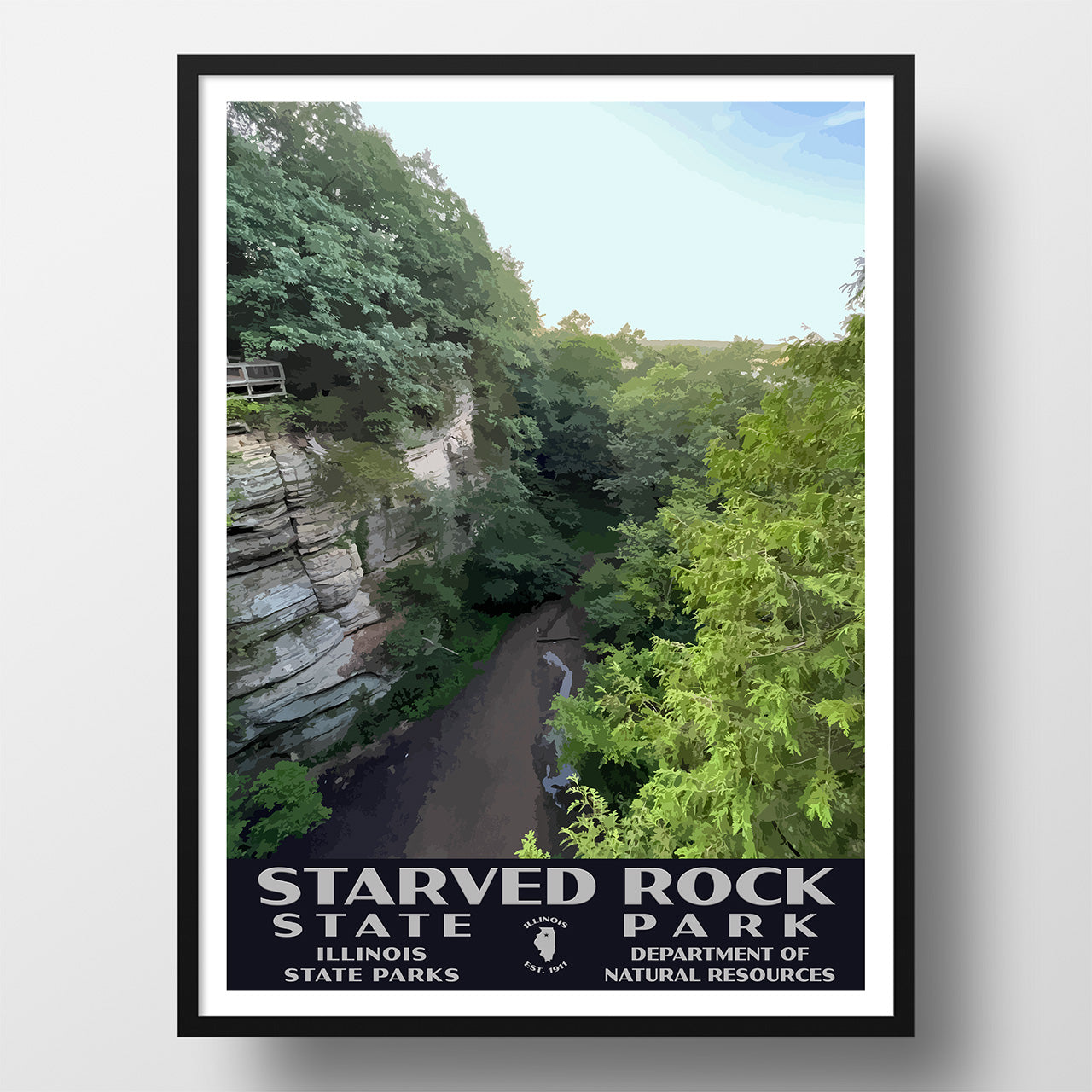 Starved Rock State Park Poster
