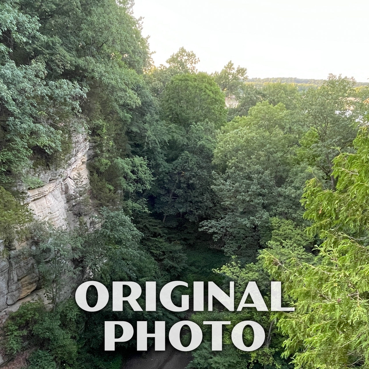 Starved Rock State Park Poster-WPA (Wildcat Canyon Overlook)