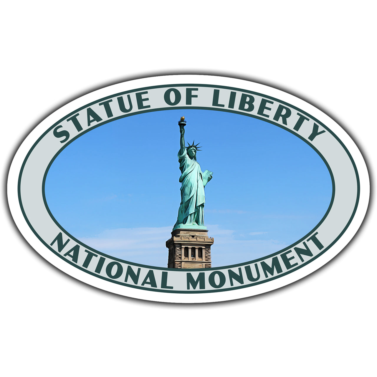 Statue of Liberty national monument sticker