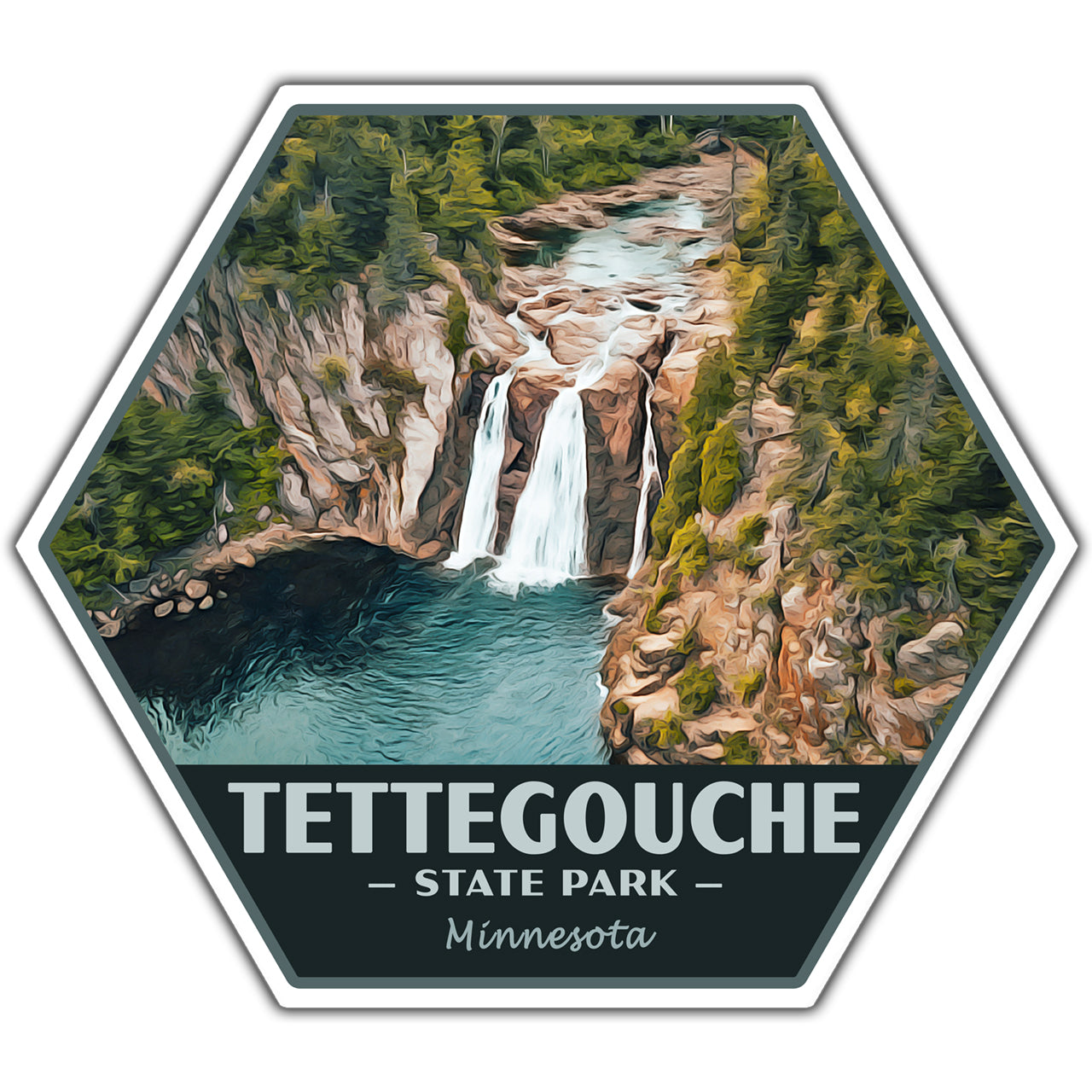 Tettegouche state park sticker