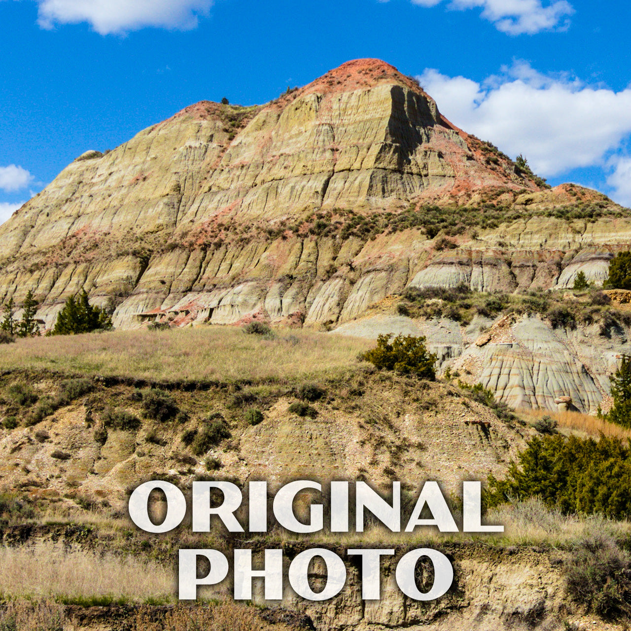 Theodore Roosevelt National Park Poster-WPA (Mesa View)