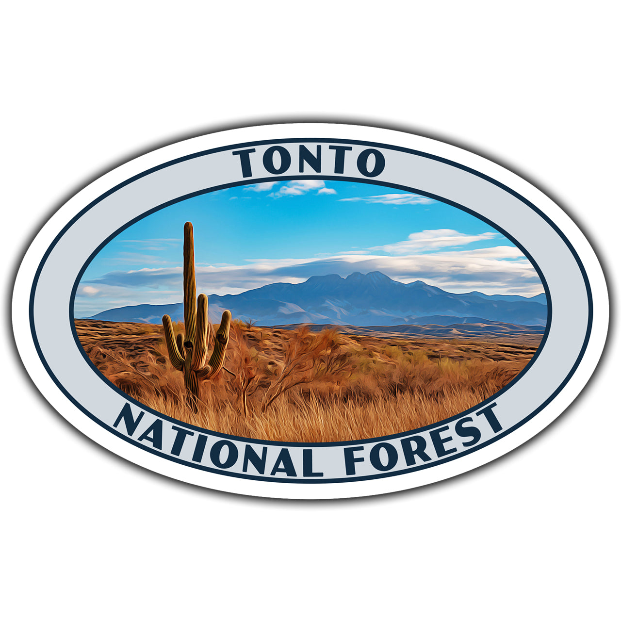 Tonto national forest sticker
