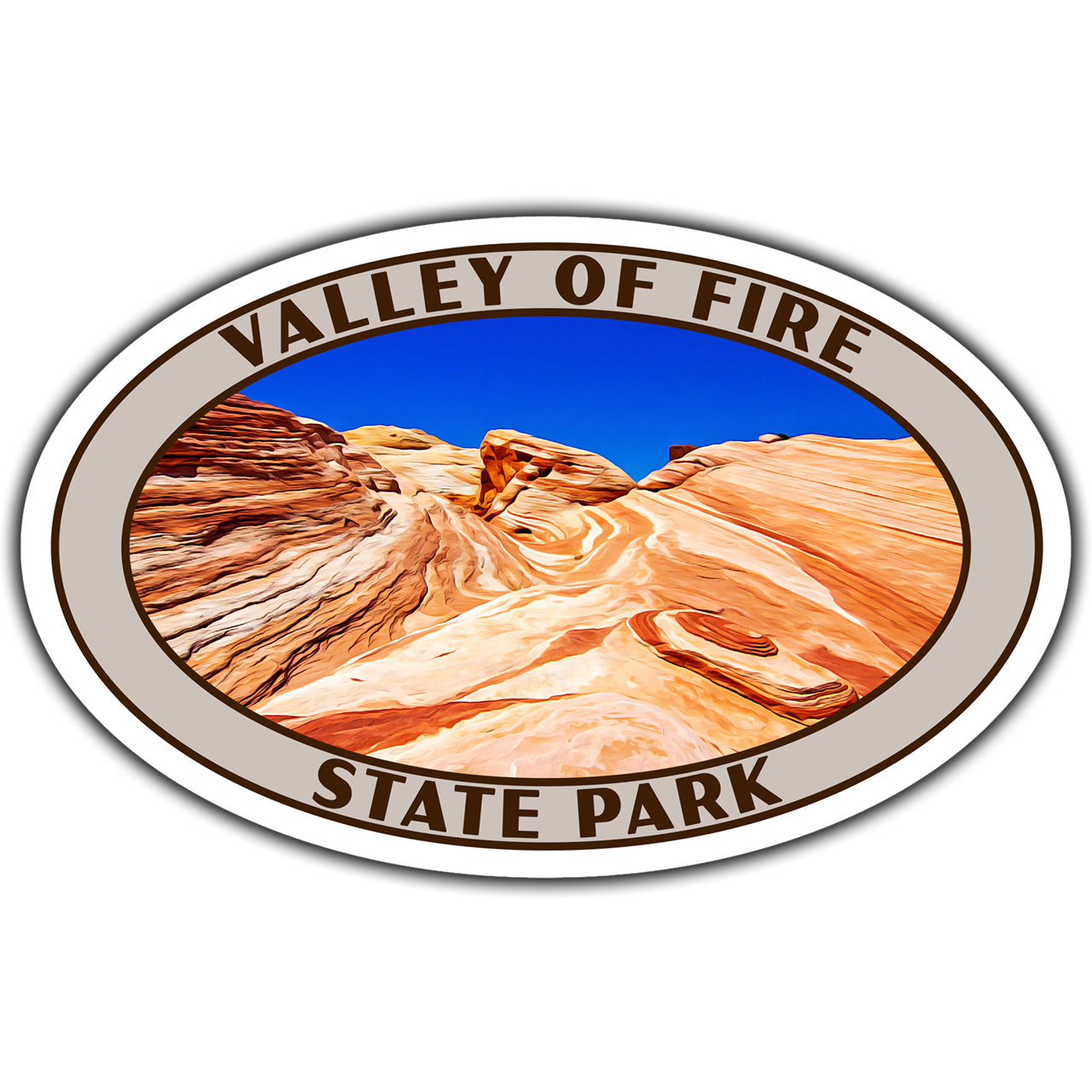 Valley of Fire state park sticker