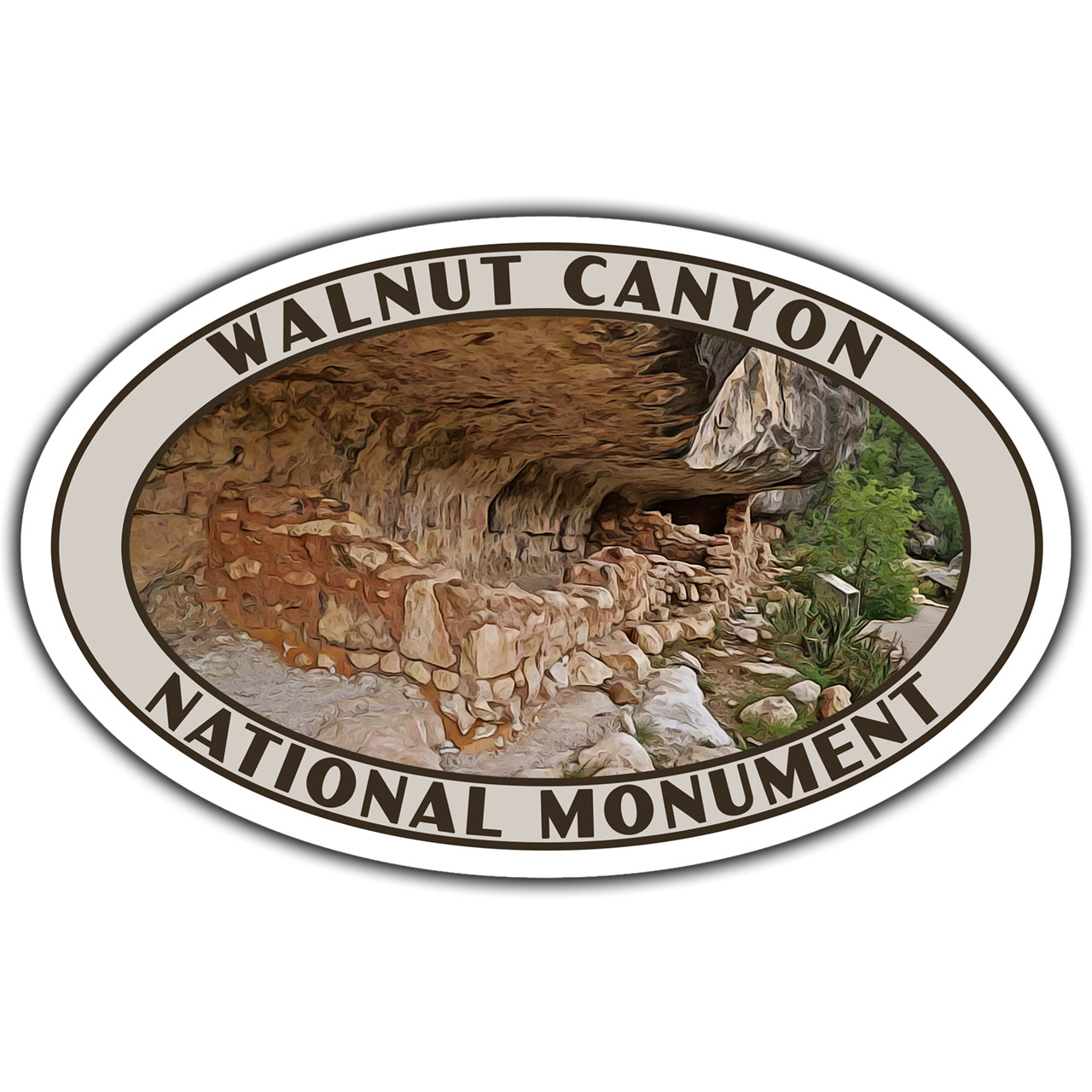 Walnut Canyon national monument sticker