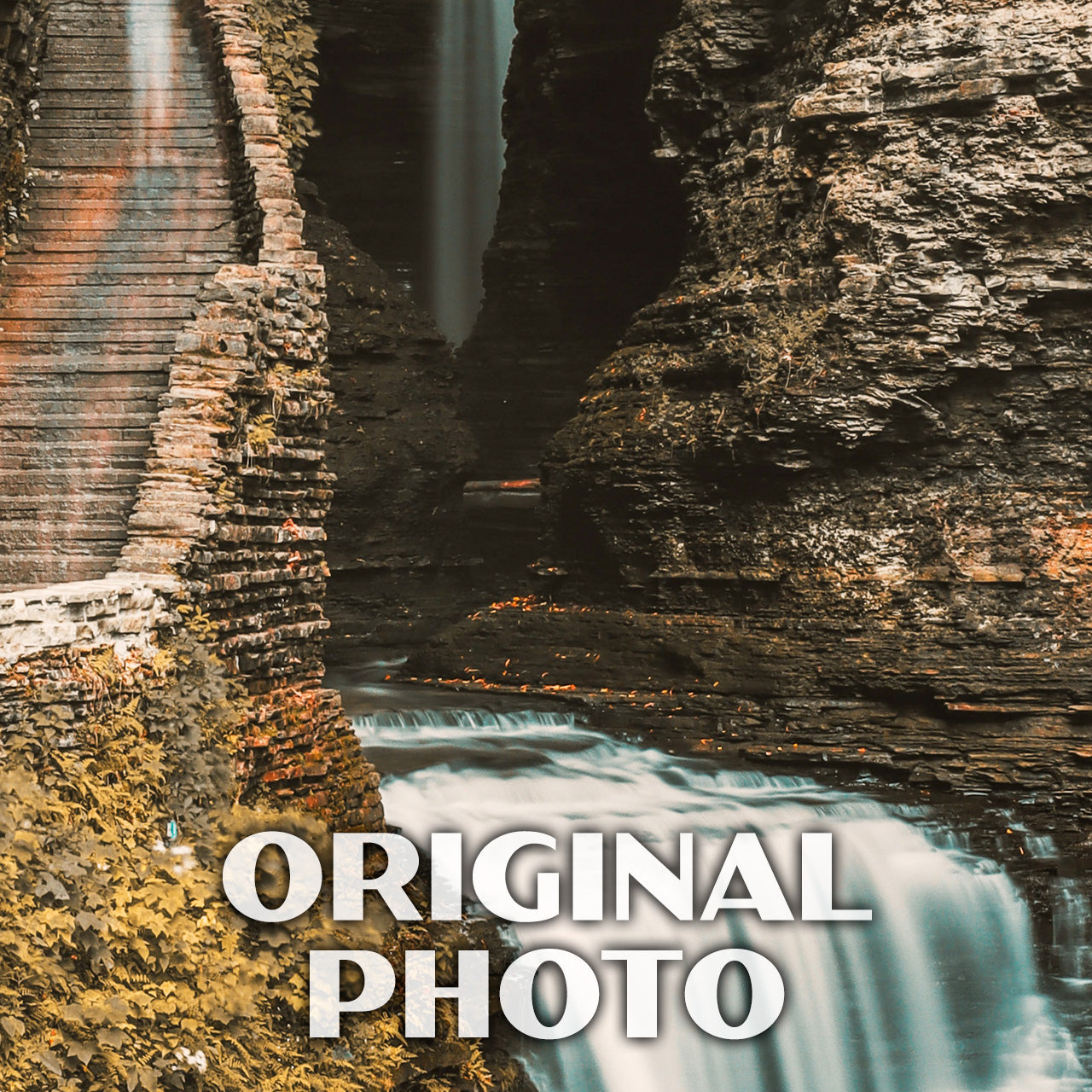 Watkins Glen State Park Poster - WPA (Cavern Cascade)