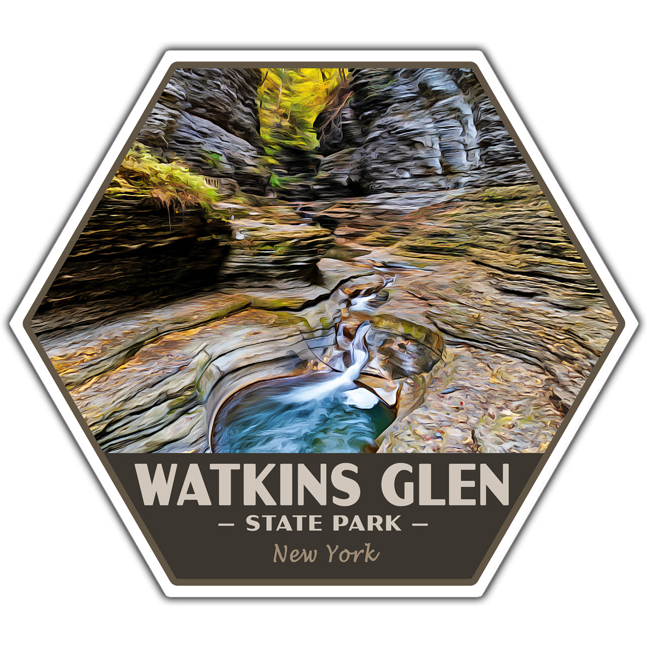 Watkins Glen state park sticker