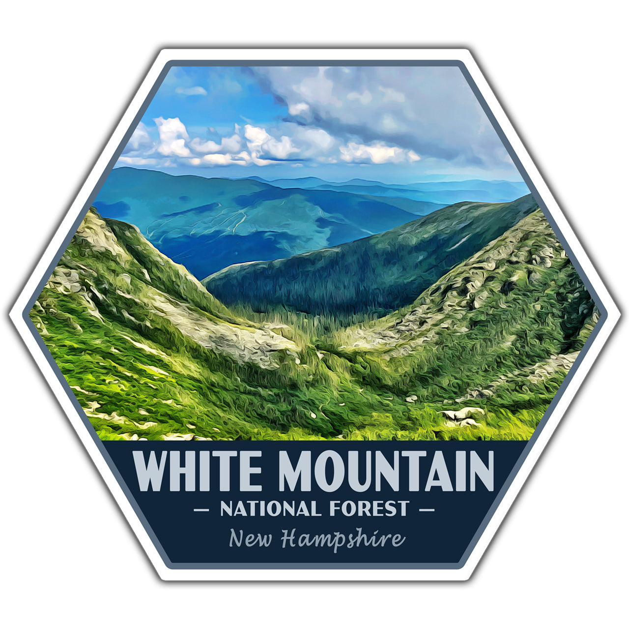 White Mountain National Forest sticker
