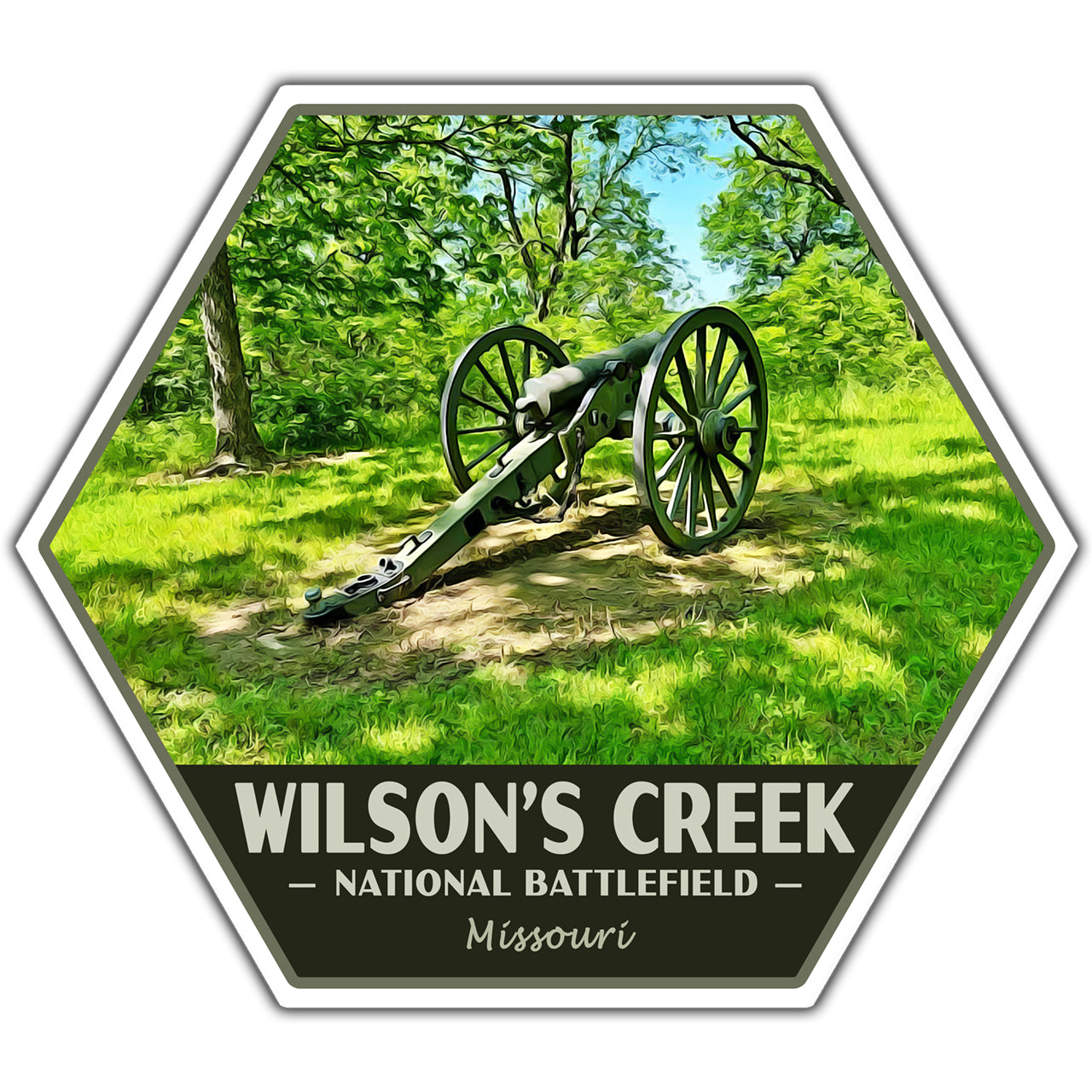 Wilson's Creek national battlefield sticker