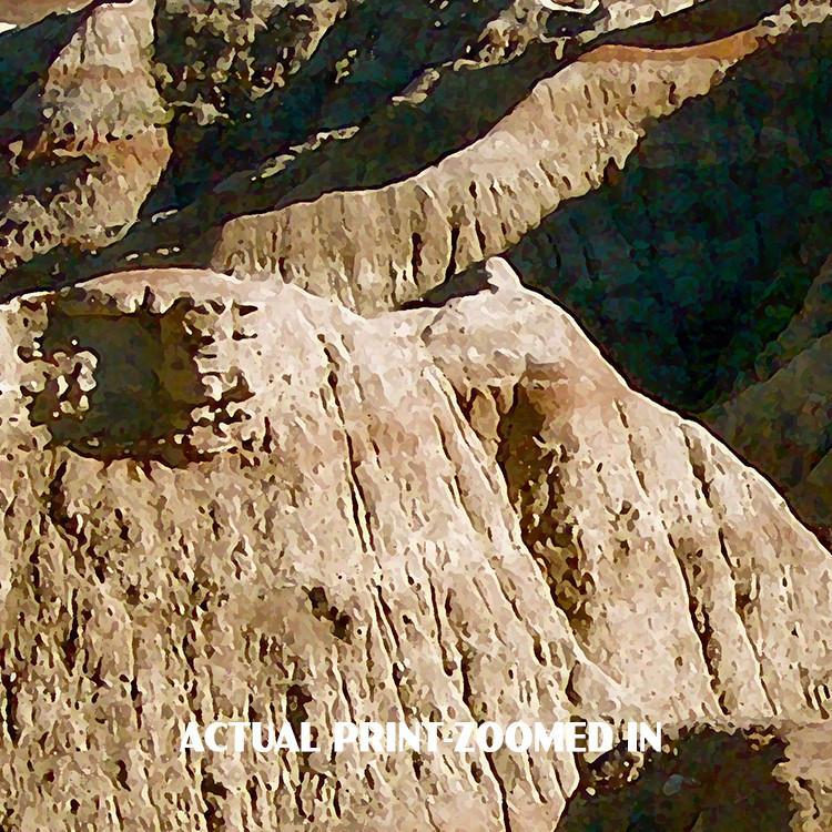 Badlands National Park Poster-Big Badlands Overlook