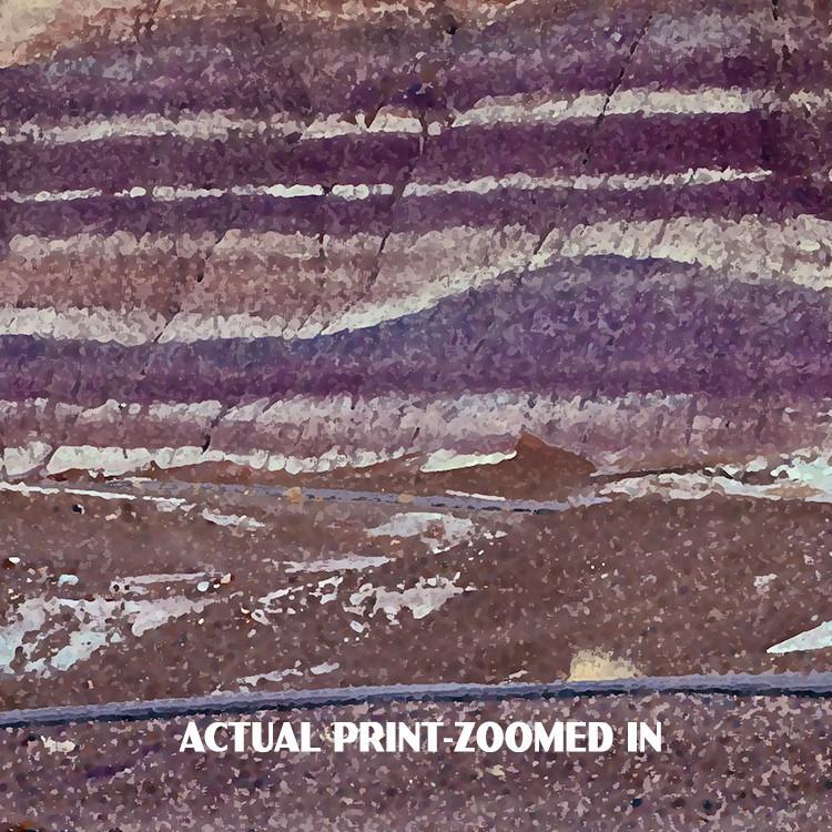 Petrified Forest National Park Poster-Blue Mesa