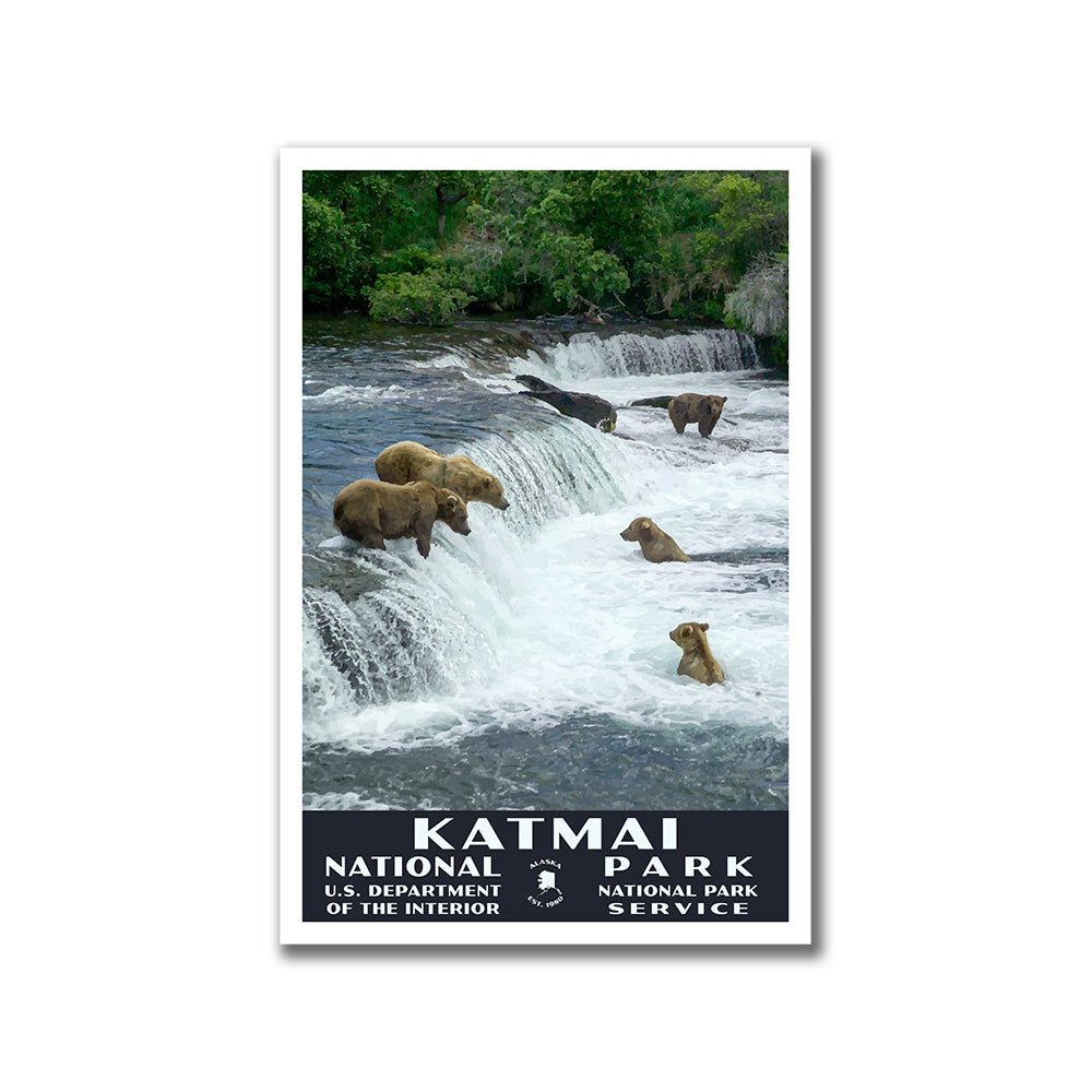 Katmai National Park Poster