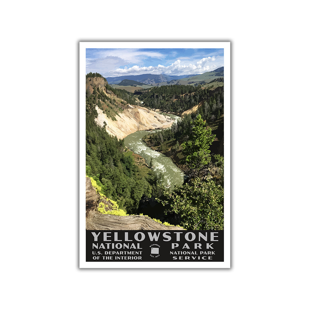 Calcite Springs WPA style poster