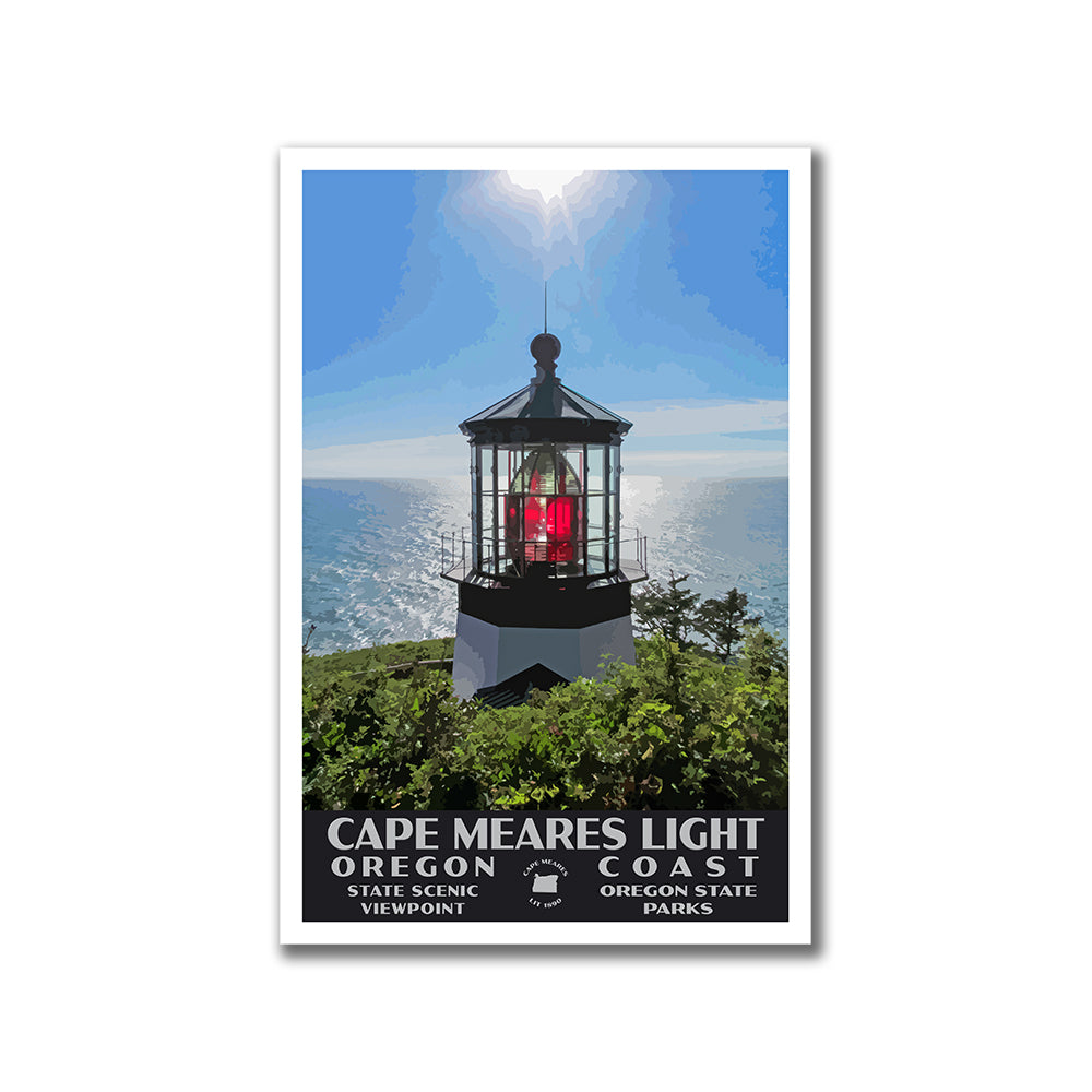 Cape Meares Lighhouse Poster