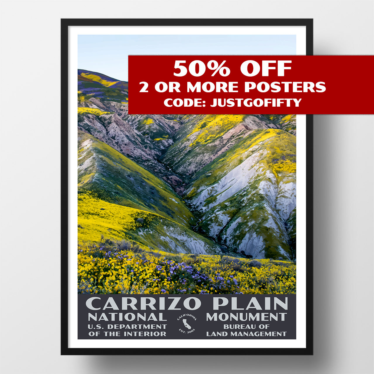 Carrizo Plain National Monument Poster