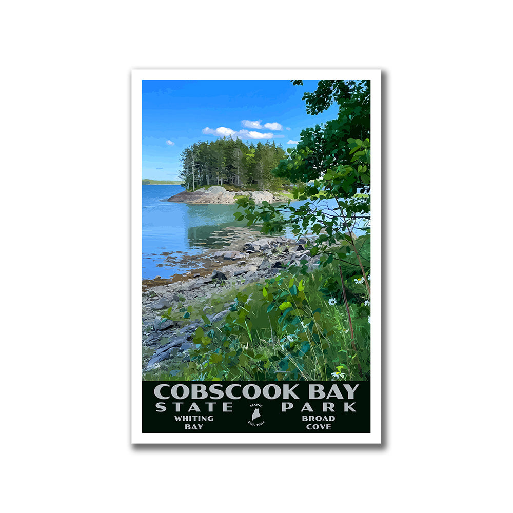 Cobscook Bay State Park Poster - WPA (Bay View)