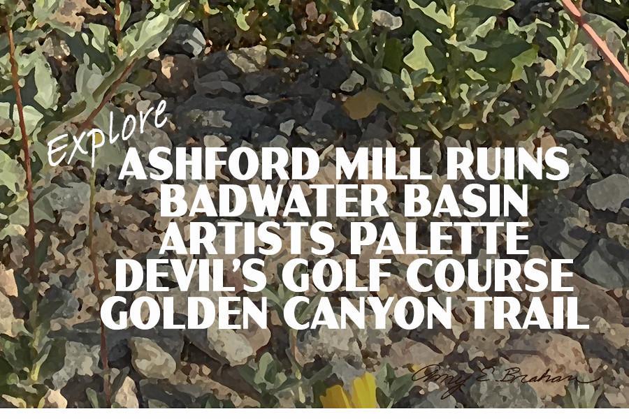 Death Valley National Park Poster-Badwater Road