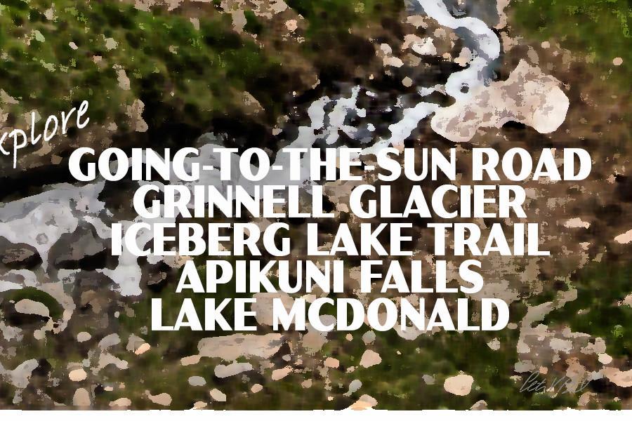 Glacier National Park Poster-Glacier